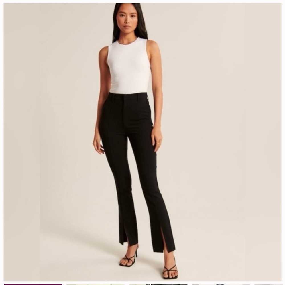 A&F skinny ultra high-rise with front slit